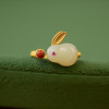 Little rabbit ring for women, ancient style, ethnic retro opening, niche design ring, index finger, niche design, versatile