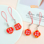 New Year Good Luck Word Plates Blessings Keychains Festive and Auspicious Texts DIY Pendants Holiday Gift Ornaments Wholesale