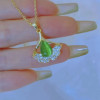 French retro necklace for women, niche design, high-end clavicle chain, fashionable temperament, versatile necklace