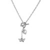 French retro necklace for women, niche design, high-end clavicle chain, fashionable temperament, versatile necklace