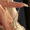 Autumn and winter versatile clavicle chain star necklace female niche design clavicle ins simple cold accessories