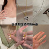 KY Milk Wants First Love Camellia Necklace Women's Light Luxury Niche Sweater Chain Clavicle Chain Design High-End Necklace Accessories