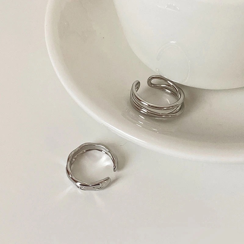 2026 new Korean version ins trendy temperament sweet niche versatile design ring daily commuting index finger ring