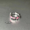 2026 new Korean version ins trendy temperament sweet niche versatile design ring daily commuting index finger ring