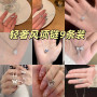 Exploding heart-to-heart necklace for women, high-end, delicate, loving, sweet clavicle chain trendy collection
