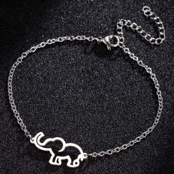 Cross-border small commodities new bohemian style lucky elephant pendant bracelet cute animal elephant versatile hand jewelry