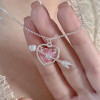 Fashion high-end necklace for women, ins design style, sweet temperament and versatile clavicle chain, the same popular style on Douyin