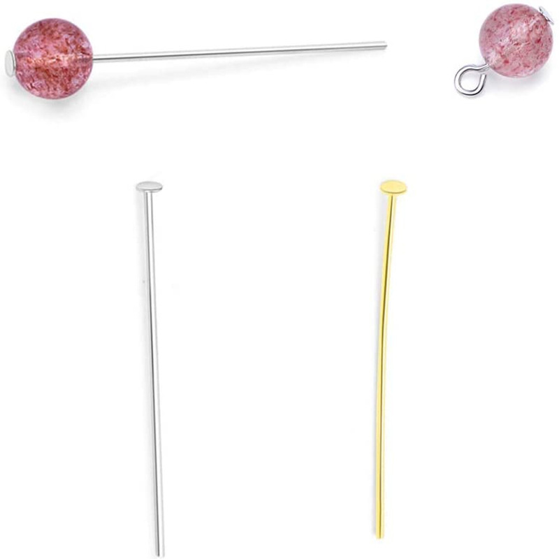 0.6mm thickness 1kg fine needle T-shaped needle flat bottom needle jewelry needle one kilogram per pack electroplated iron clothing accessories batch