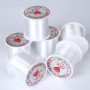 0.2-0.8mm white non-elastic transparent invisible fish silk thread handmade diy bracelet necklace beads transparent thread