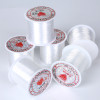 0.2-0.8mm white non-elastic transparent invisible fish silk thread handmade diy bracelet necklace beads transparent thread