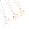 European and American simple stainless steel world map necklace pendant new couple necklace niche design jewelry accessories