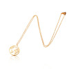 European and American simple stainless steel world map necklace pendant new couple necklace niche design jewelry accessories