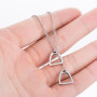 New Korean version of Korean popular necklace personalized animal necklace ladies stainless steel horseshoe necklace manufacturer spot wholesale