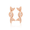 Cross-border e-commerce popular jewelry new fashion rotating irregular DNA earrings factory direct supply spot delivery
