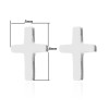 Geometric cross earrings ins for women, fresh, cute and trendy women's geometric simple earrings Christmas gift