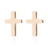 Geometric cross earrings ins for women, fresh, cute and trendy women's geometric simple earrings Christmas gift