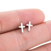 Geometric cross earrings ins for women, fresh, cute and trendy women's geometric simple earrings Christmas gift