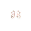 European and American cute pet kitten earrings, cross-border fashion small animal earrings, feminine niche earrings wholesale