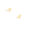 Stainless steel 26 letter pendant necklace set European and American new earrings women's letter necklace niche accessories wholesale