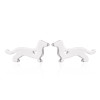 Hollow Heart Women's Simple Cute Animal Jewelry Cordyceps Earrings Cross-border E-commerce Model Supply Wholesale