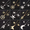 Summer cross-border new crown snowflake cactus skull moon flower butterfly dragonfly geometric earrings necklace