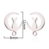 European and American women and children cute rabbit cat earrings animal cartoon pineapple Christmas tree earrings party New Year gift