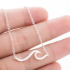 European and American cross-border popular jewelry for women, fashionable and simple summer wave wave necklace bracelet jewelry wholesale