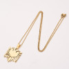 Cross-border new accessories stainless steel Albanian Eagle pendant necklace women's fashion clavicle chain ready stock wholesale