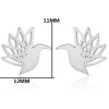 Earrings for women, simple stainless steel ghost Batman earrings, small animals, umbrellas, moon stars, earrings wholesale