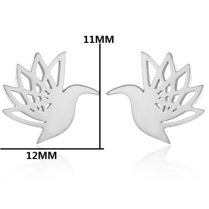 Earrings for women, simple stainless steel ghost Batman earrings, small animals, umbrellas, moon stars, earrings wholesale