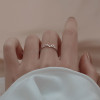 2021 simple line ring for women, geometric finger ring, soft ring, cool style, open index finger ring, best friend ins trend