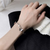 Korean version of Douyin's same style bow bracelet for female ins internet celebrity versatile forest student exquisite five-pointed star bracelet trend