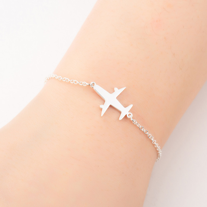 European and American cross-border new couple bracelet ins women's simple personality small fresh men's and women's airplane hand jewelry wholesale