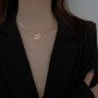 Love necklace women's ins clavicle chain does not fade Harajuku style simple and versatile internet celebrity niche necklace trendy ins style