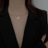 Love necklace women's ins clavicle chain does not fade Harajuku style simple and versatile internet celebrity niche necklace trendy ins style