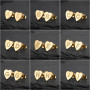 Retro Earrings Fashion Stainless Steel New Geometric Simple Love Shaped Earrings 26 English Letters Earrings Wholesale