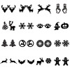 2025 Cross-border New Winter Deer Snowflake Snowman Pumpkin Ghost Bat Earrings Christmas Earrings Spot Wholesale