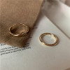 Plain ring two-piece set, simple, temperament and personality, ins trendy, cool and open, adjustable internet celebrity index finger ring for women