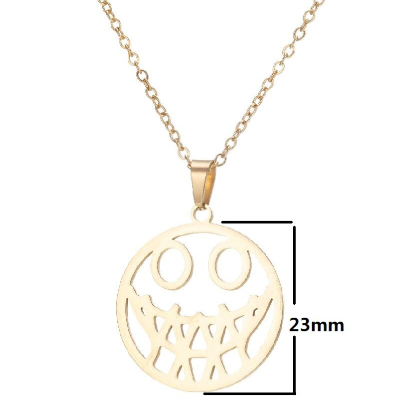 Retro sun flower sweater chain ins metal style stainless steel horseshoe love necklace female niche design sense