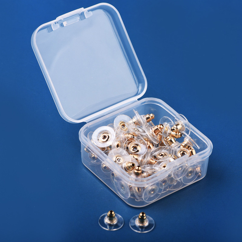 [Ready stock] 500 ear plugs, plastic ear stud plugs, bullet film ear plugs, diy ear accessories, wholesale ear plugs