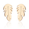 Fashion new snowflake earrings necklace jewelry set 18K gold love-shaped jewelry set foreign trade two-piece set