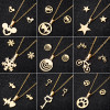 Fashionable Snowflake Earrings Necklace Jewelry Set Cute Mickey Heart Three-piece Set Foreign Trade Cross-Border Men's and Women's Wholesale