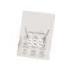 European and American new angel digital necklace ins female niche digital number 111-999 stainless steel light luxury sweater chain