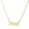 Foreign trade new Angel digital sweater chain women ins retro 000-999 stainless steel pendant necklace