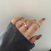 Korean version of ins butterfly ring for women, versatile niche design, hot girl adjustable index finger, niche high-end sense