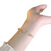 This life has a dream palace bell ringing bracelet, clear retro ins niche design gift, high-end couple bracelet