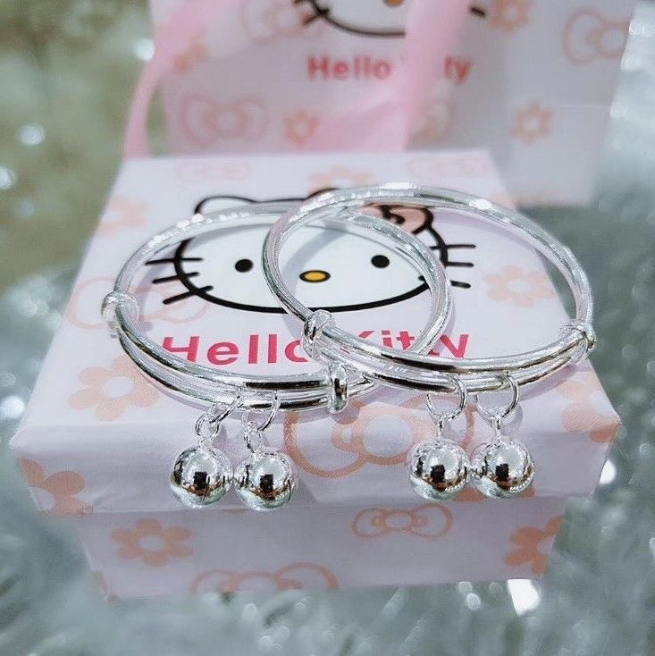 Step One Ring Couple Bracelet Engraved Female Bestie Bell Bracelet Miao Silver Plated Student Adjustable Bracelet Gift