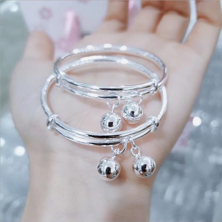 Step One Ring Couple Bracelet Engraved Female Bestie Bell Bracelet Miao Silver Plated Student Adjustable Bracelet Gift