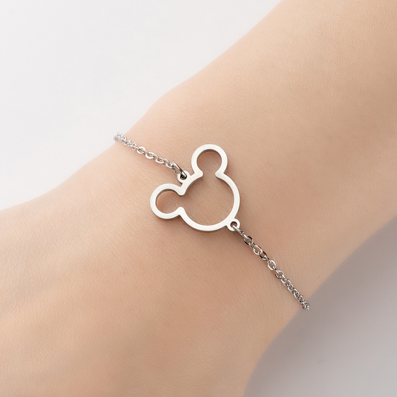 European and American cross-border new women's Mickey Mickey Mouse bracelet ins fashion cute cartoon character bracelet wholesale