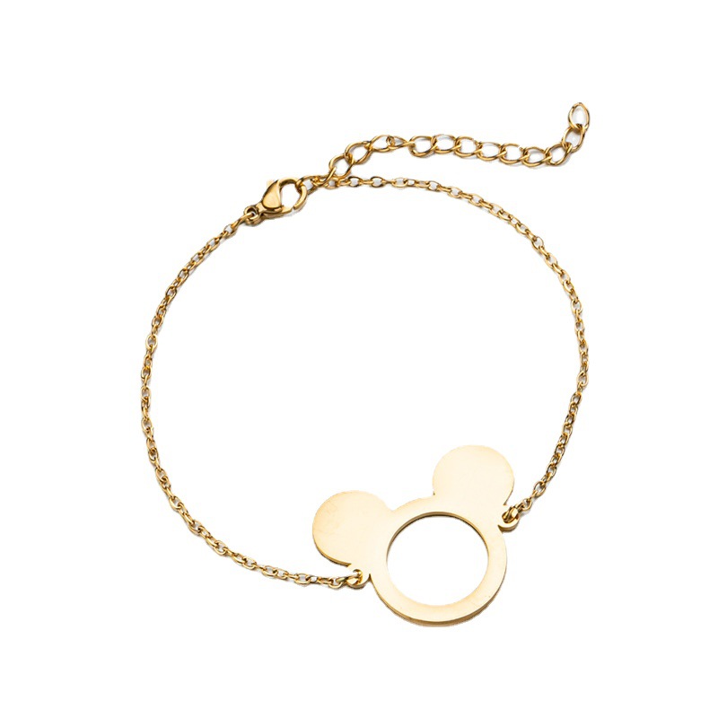 European and American cross-border new women's Mickey Mickey Mouse bracelet ins fashion cute cartoon character bracelet wholesale